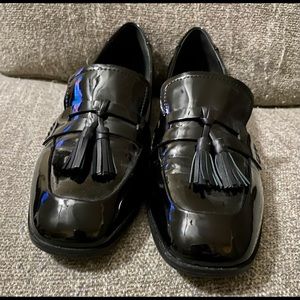 Tahari Tina patent tassel loafer